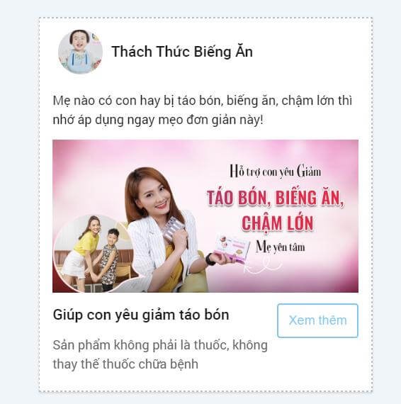 Kích thước hình ảnh quảng cáo zalo